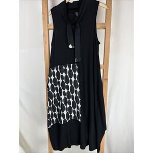 NWT Shannon Passero Black Sleeveless Dress #1014 Size XL